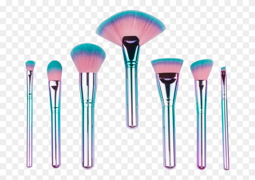 677x535 Makeup Brush Set Ymbs01218 Makeup Brushes, Tool, Toothbrush HD PNG Download