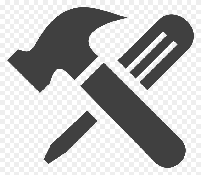 1280x1105 Makeup Brushes Icon Vector, Hammer, Tool, Axe HD PNG Download