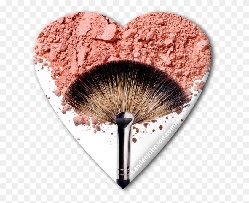 631x626 Makeup Brushes Makeup Brush With Powder, Cosmetics, Face Makeup, Tool HD PNG Download