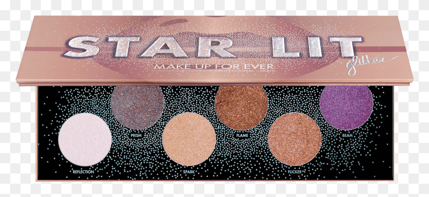 1887x790 Makeup Forever Star Lit Glitter Palette Mufe Star Lit Palette, Rug, Cork, Cosmetics HD PNG Download