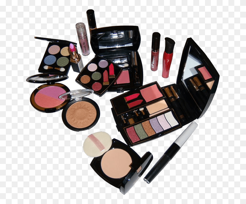 665x637 Makeup Makeup Kit, Cosmetics, Lipstick, Face Makeup HD PNG Download