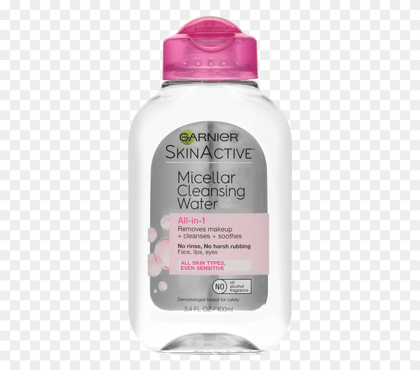 329x679 Makeup Remover Skin Care Products For Every Skin Type Garnier Skinactive Micellar Cleansing Water, Liquor, Alcohol, Beverage HD PNG Download