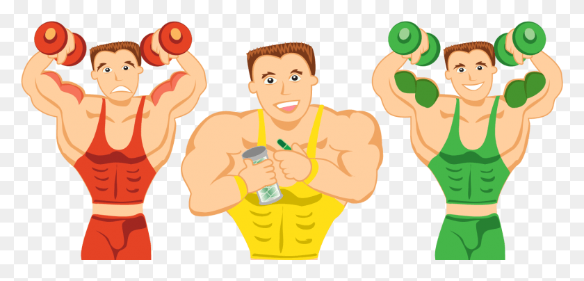 1454x643 Making Muscle Animated For Free On Mbtskoudsalg Transparent Cartoon Strong Man, Person, Human, Face HD PNG Download