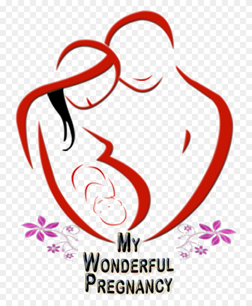 741x960 Making Pregnancy Joyful Psp, Graphics, Floral Design HD PNG Download