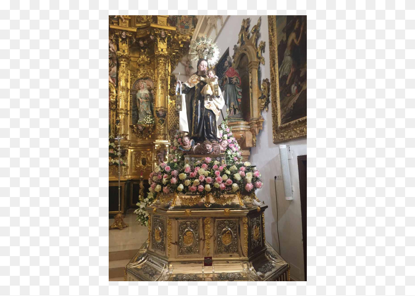 402x541 Алтарь Malagn Celebr La Virgen Del Carmen, Церковь, Архитектура, Здание Hd Png Скачать