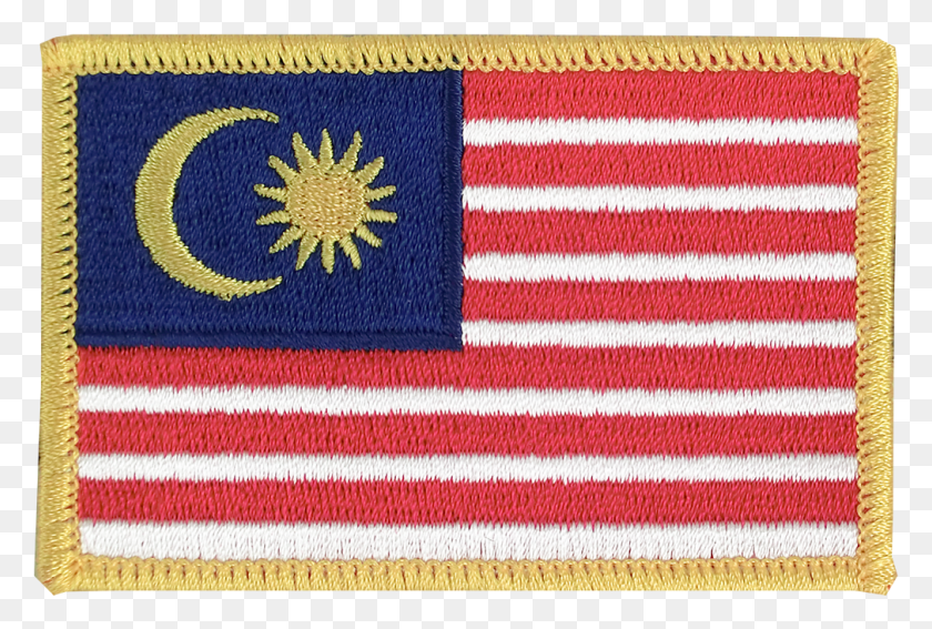 1009x657 Malaysia Flag Patch Flag Of The United States, Rug, Logo, Symbol HD PNG Download