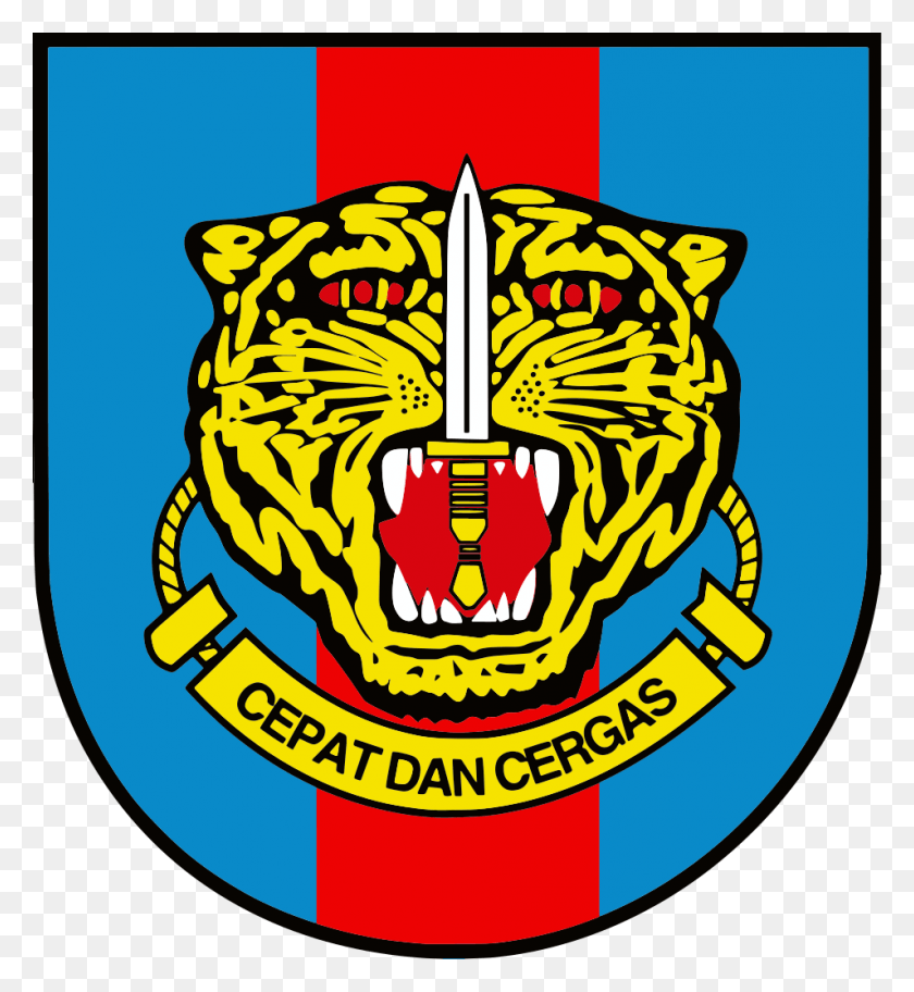 954x1043 Malaysian Army Pulpak Beret Flash Grup Gerak Khas, Logo, Symbol, Trademark HD PNG Download