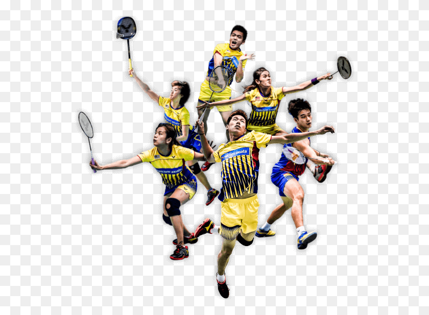 551x557 Malaysian National Team Victor Badminton Player, Person, Human, Tennis Racket HD PNG Download