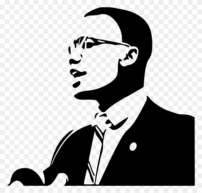 800x760 Malcolm X Clipart, Gray, World Of Warcraft HD PNG Download