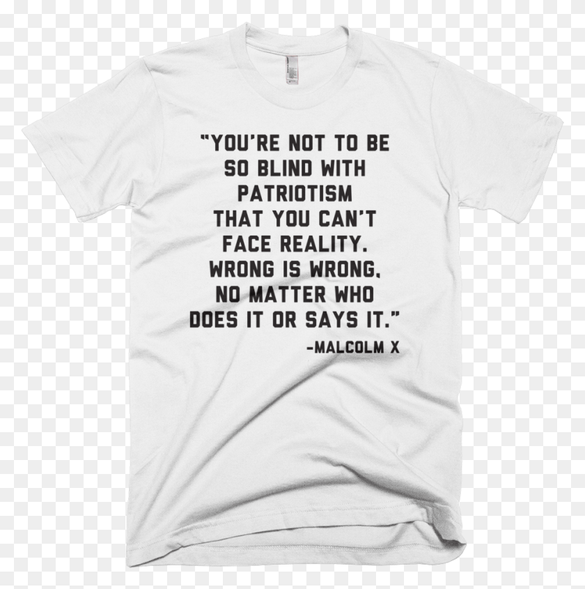 931x938 Malcolm X Quote Geronimo T Shirt, Clothing, Apparel, T-shirt HD PNG Download