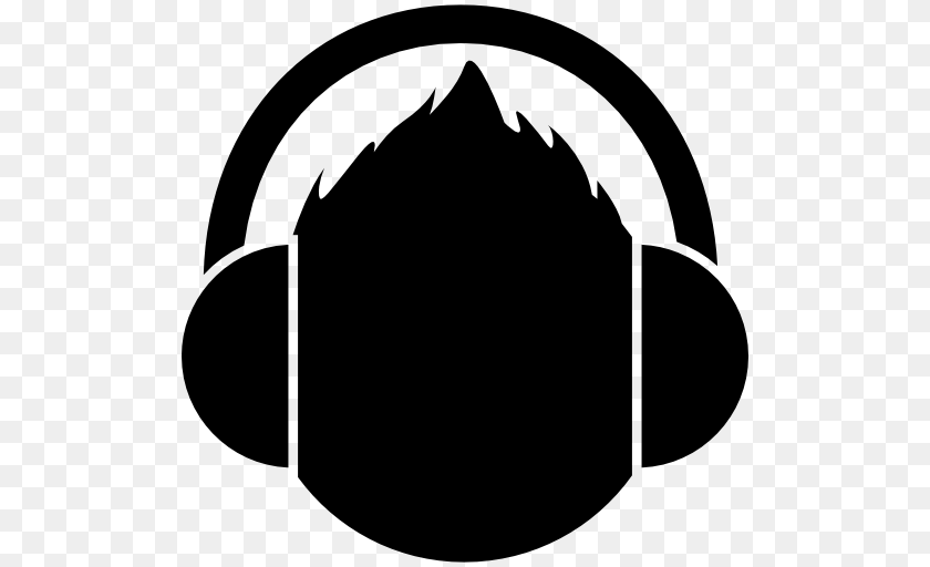 Male Head With Headphones, Stencil, Logo, Ammunition, Grenade Transparent PNG
