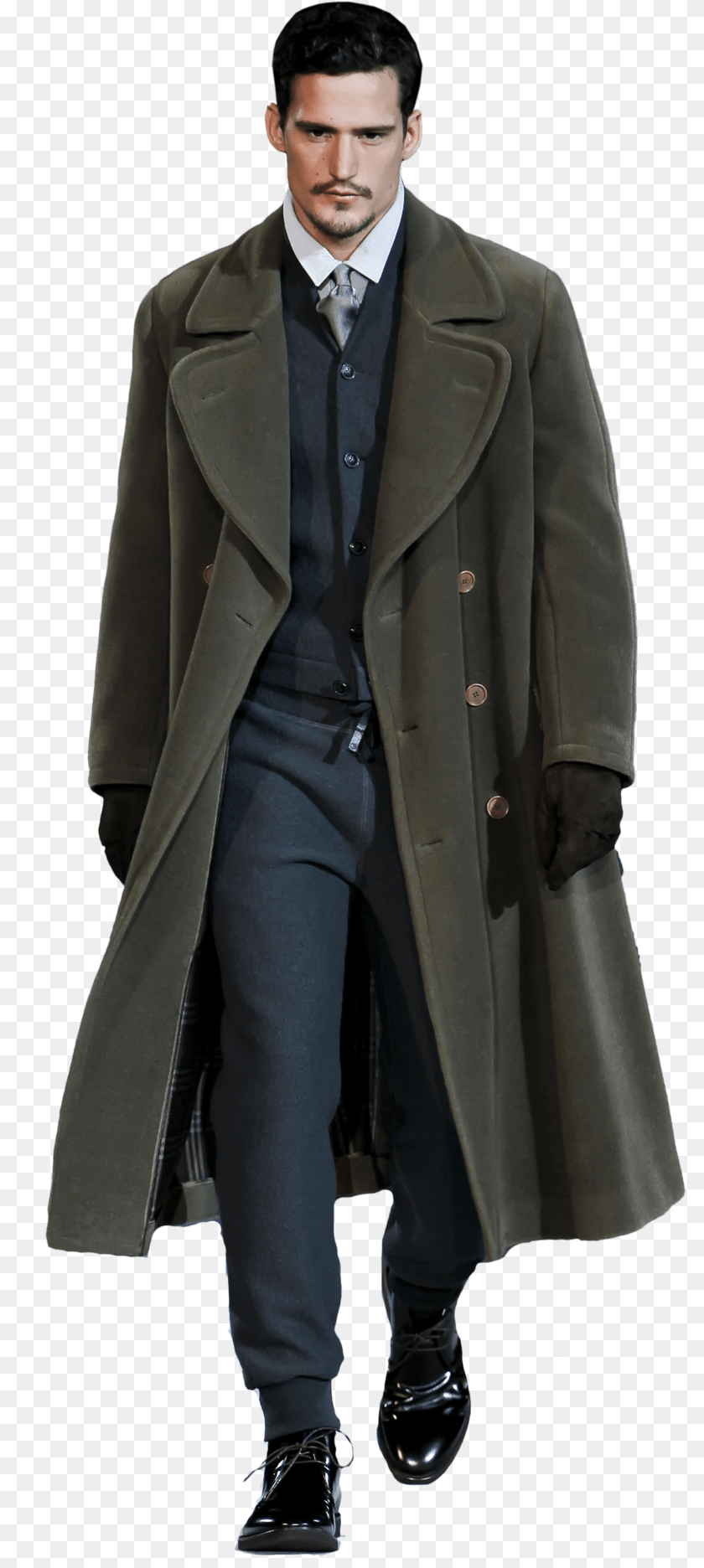 Male Model Tattoos From Miami Ink, Clothing, Coat, Overcoat, Trench Coat Transparent PNG