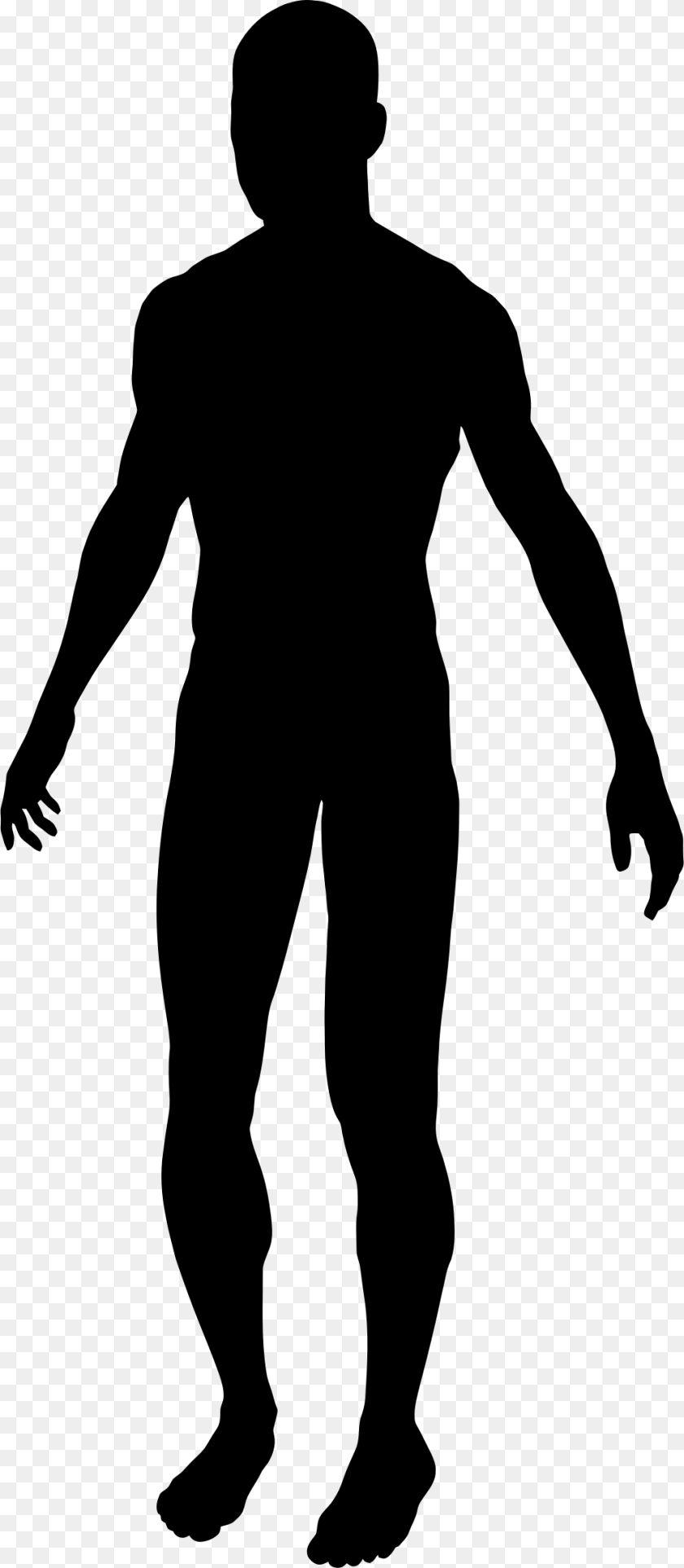 Male Silhouette Icons, Gray Transparent PNG
