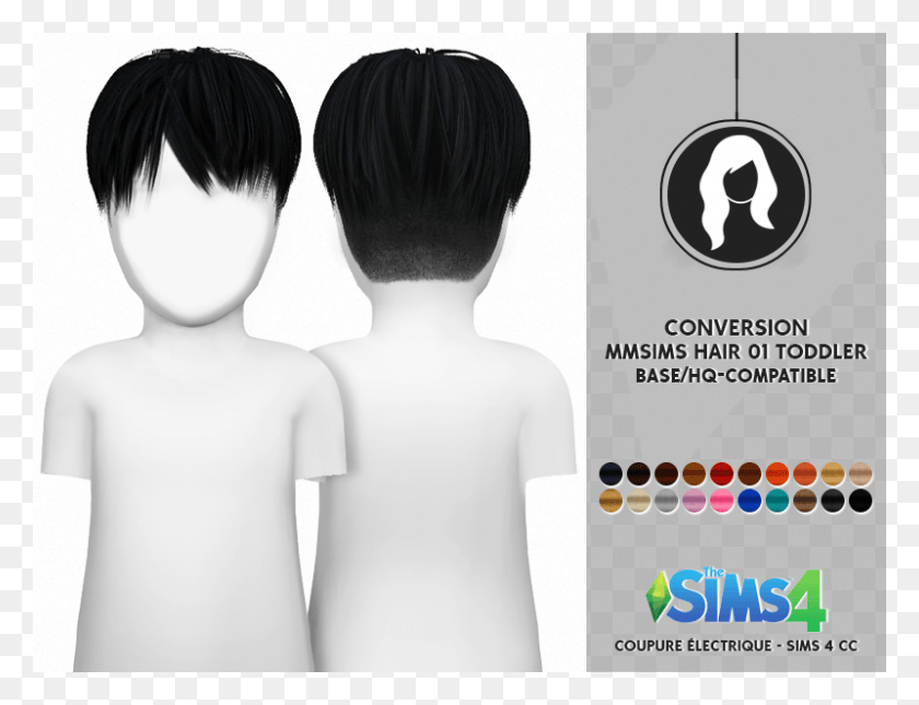 800x600 Male Sims 4 Kids Hair, Poster, Advertisement, Person HD PNG Download