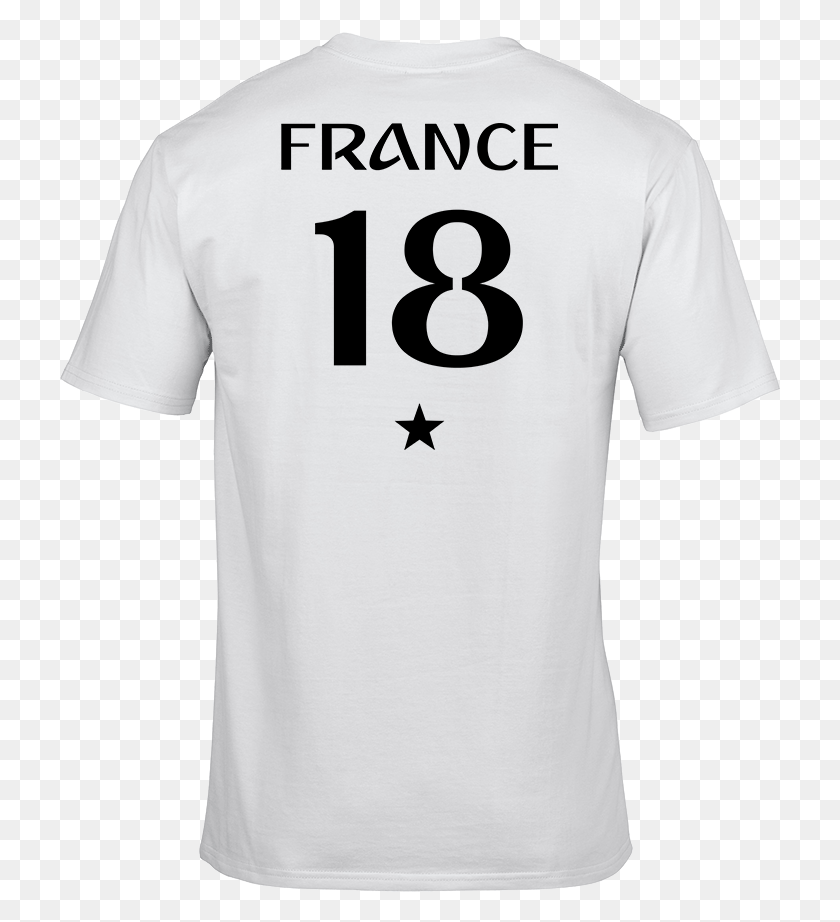 721x862 Descargar Png Camiseta Masculina Espalda Blanca Francia Nike Sb Apoya Su Local, Ropa, Vestimenta, Número Hd Png