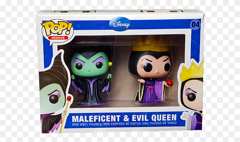 594x437 Maleficent Amp Evil Queen Pop Minis 2 Pack Disney Vinyl Pop Minis, Text, Pez Dispenser, Shop HD PNG Download