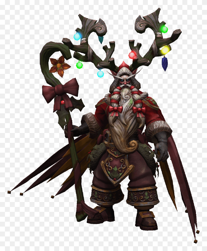 1258x1548 Malfurion Winter Veil Greatfather Naughty Skin, World Of Warcraft, Person, Human HD PNG Download