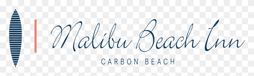 2506x614 Malibu Beach Inn Carbon Beach Malibu Beach Inn Logo, Text, Handwriting, Calligraphy HD PNG Download