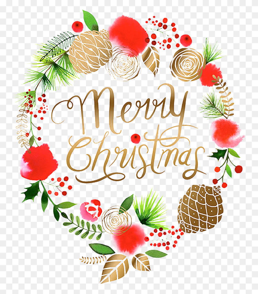 762x894 Malibu Wreath Garland Claus Santa Ltd Marine Clipart Christmas Ornaments Christmas Card Watercolor, Envelope, Mail, Greeting Card HD PNG Download