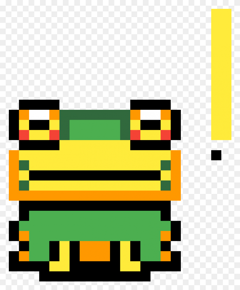 815x1000 Malik Frog Frog Pixel Art, Pac Man HD PNG Download