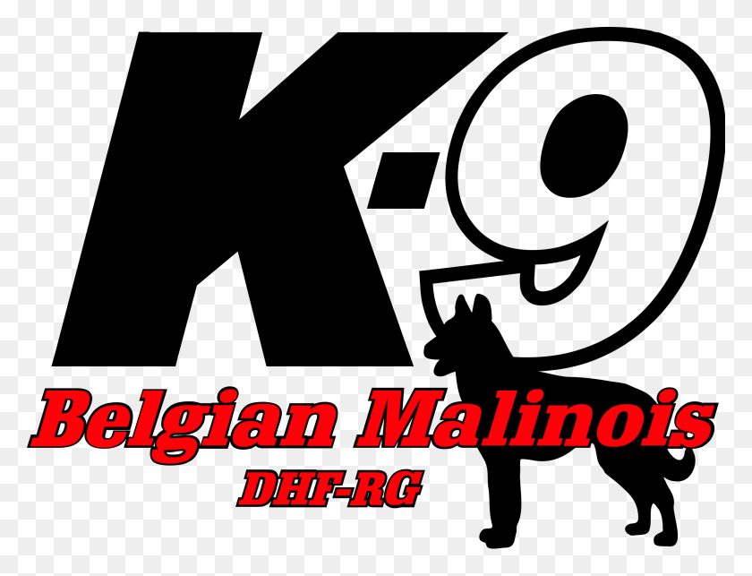 2400x1795 Malinois Logo Transparent K9 Vector, Text, Light, Symbol HD PNG Download