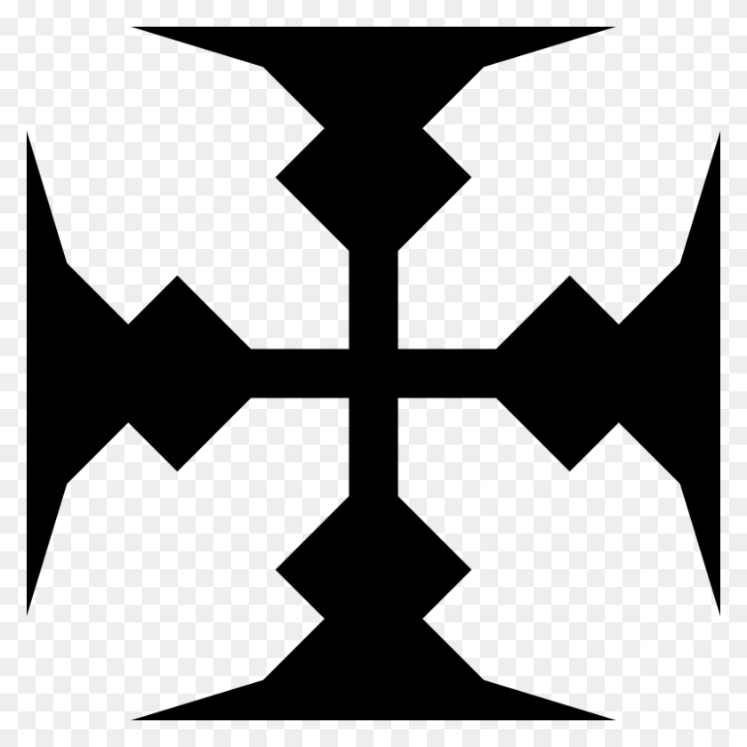 800x800 Maltese Cross Sign Nazism, Gray, World Of Warcraft HD PNG Download