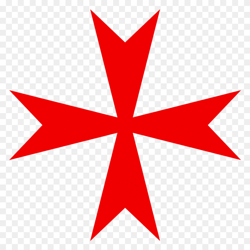 989x989 Descargar Png / Cruz De Malta, Variante Roja, Orden De Saint Lazare De Jrusalem, Símbolo, Símbolo De La Estrella, Cruz Hd Png