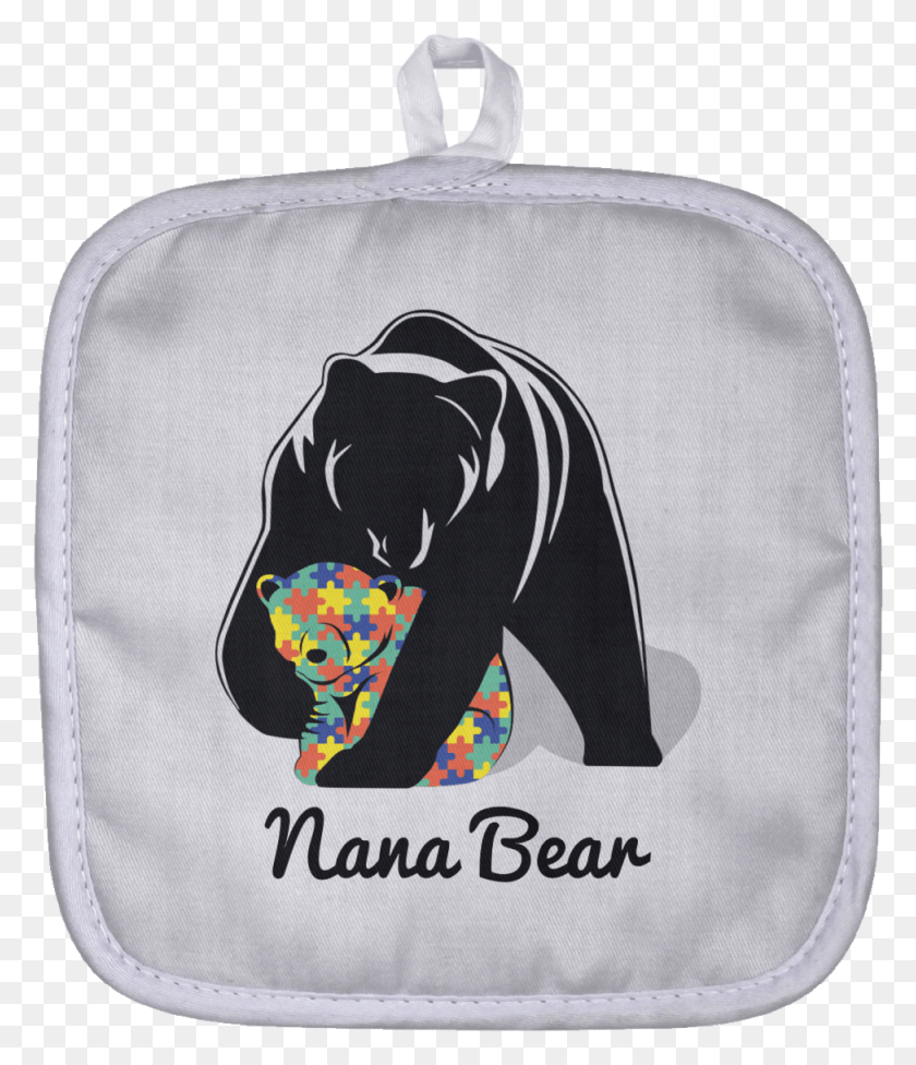 974x1145 Mama Bear Customizable Pot Holder Mama Bear Hoodie, Bib, Elephant, Wildlife HD PNG Download