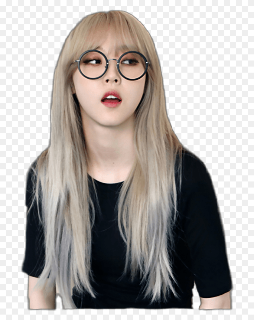 706x998 Mamamoo Moonbyul Mamamoo Solar Before And After, Glasses, Accessories, Accessory HD PNG Download