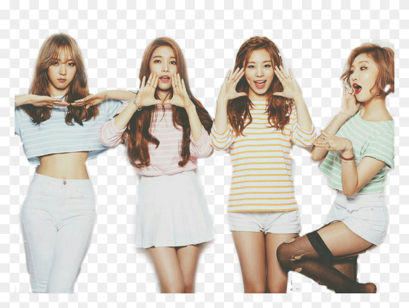 1024x752 Mamamoo Sticker Angela Park Kim In Seok, Person, Clothing, Skirt HD PNG Download