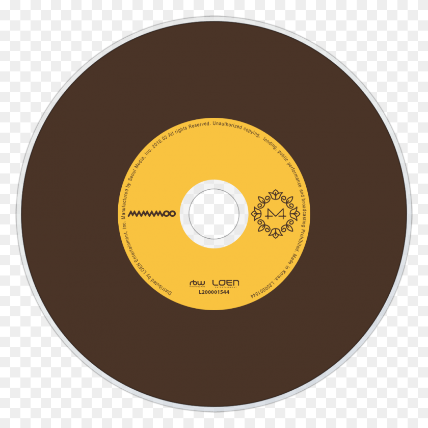 1000x1000 Mamamoo Yellow Flower Cd Disc Image Circle, Диск, Dvd Hd Png Скачать
