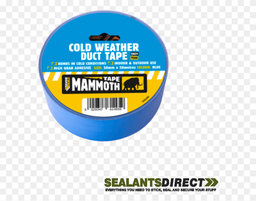 595x601 Mammoth Cold Weather Duct Tape 50mm X 50m Wire, Label, Text, Crowd HD PNG Download