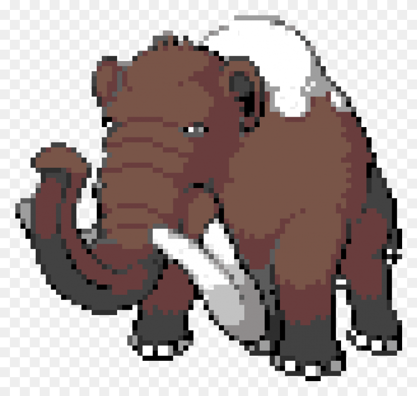913x865 Mammoth Fakemon Sprites, Face HD PNG Download
