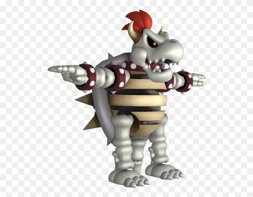 530x595 Mamps Dry Bowser Cartoon, Toy, Figurine, Super Mario HD PNG Download