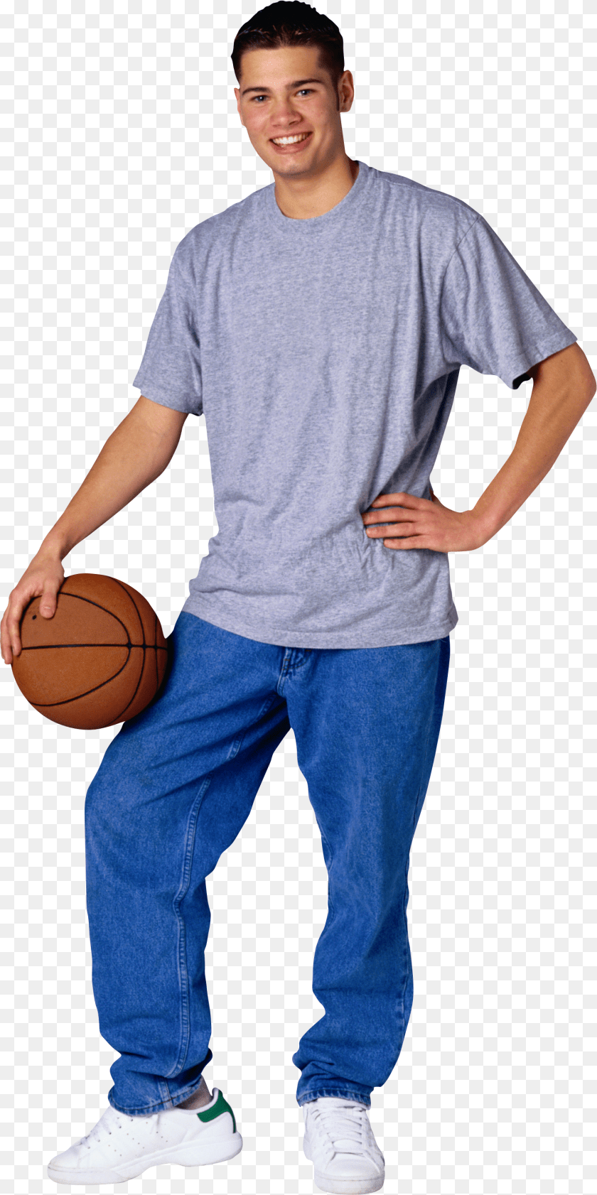Man, T-shirt, Ball, Basketball, Basketball (ball) Clipart PNG