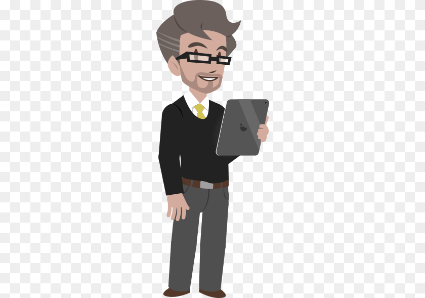 Man Accountant Cartoon, Accessories, Tie, Formal Wear, Person Clipart PNG