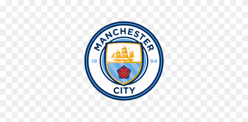 950x430 Descargar Png / Man City Manchester City, Logotipo, Símbolo, Marca Registrada Hd Png