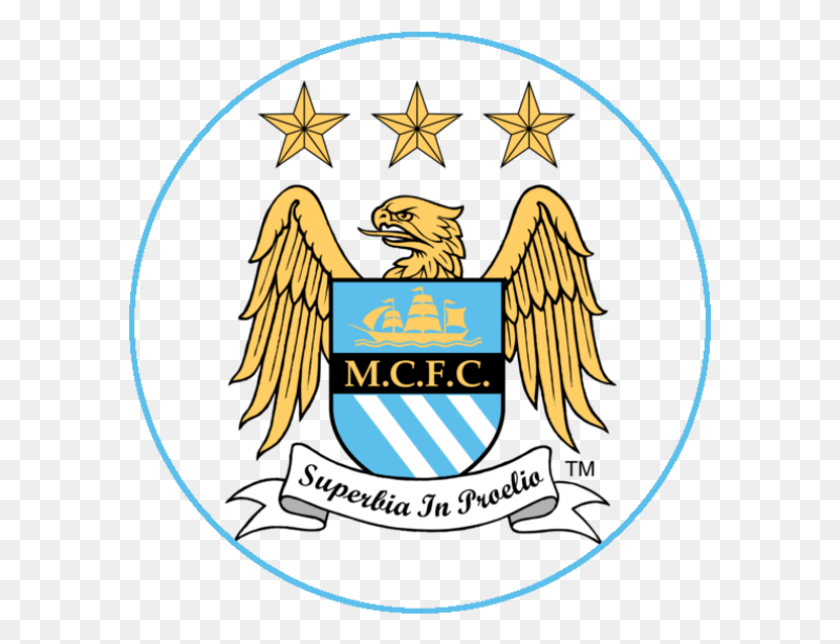 583x584 Descargar Png / Man City Sports Logo Manchester City 2014 Png