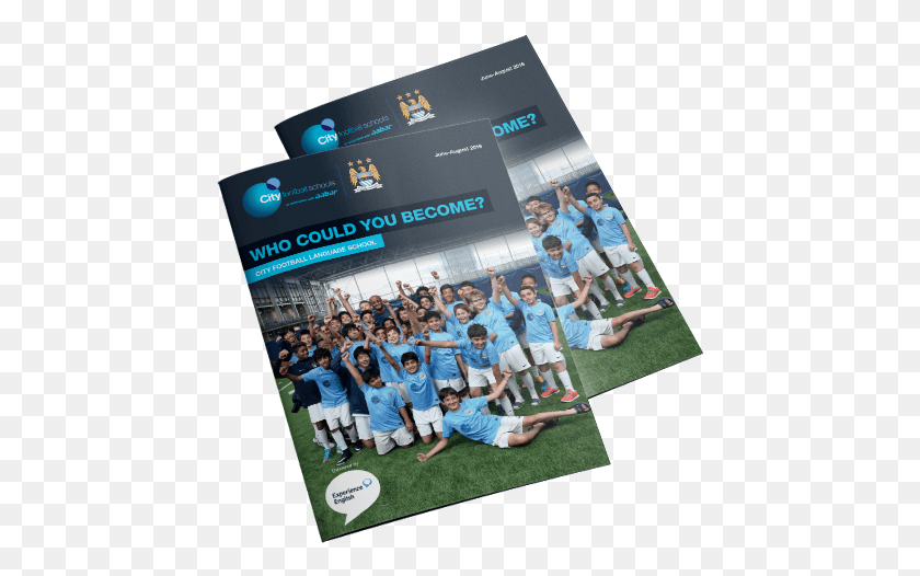 446x466 Man City Spread Cover Brochure Football, Person, Human, Electronics HD PNG Download
