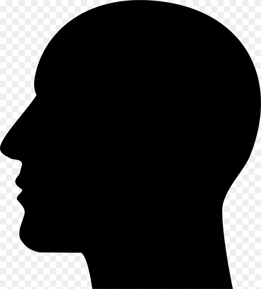 2056x2268 Man Clipart Head, Gray Transparent PNG