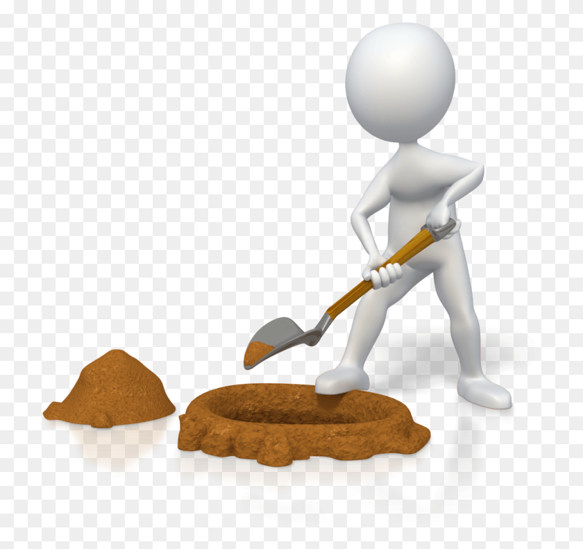723x731 Man Digging Introduction Ppt Animation, Person, Human, Hat HD PNG Download