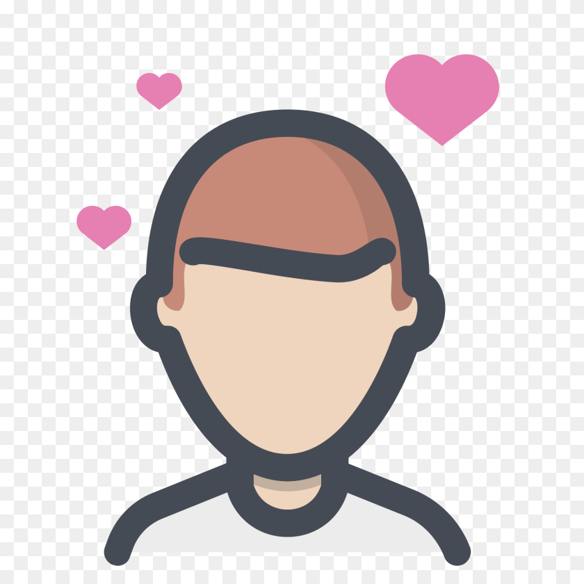 Man Falling In Love Icon Falling In Love Icon, Face, Head, Person, Photography PNG