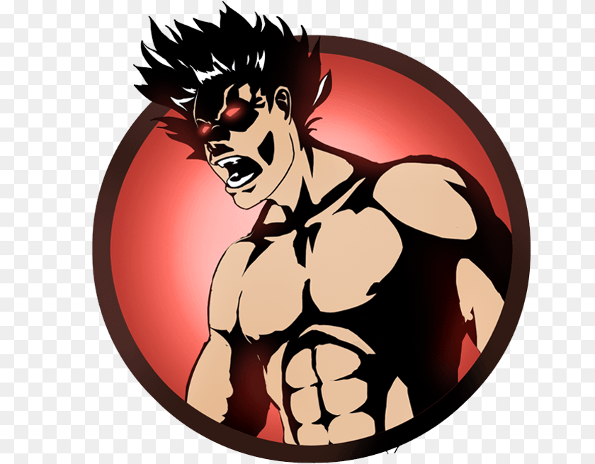 660x655 Man Fists Shadow Fight 2 Madman, Person, Body Part, Book, Comics Sticker PNG