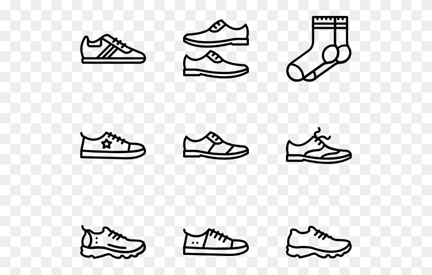 529x475 Man Footwear Vector Shoes Icon, Gray, World Of Warcraft HD PNG Download