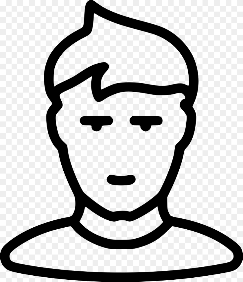 844x980 Man Guy User Human Avatar Vr Player Icon, Stencil, Bow, Weapon, Face Clipart PNG