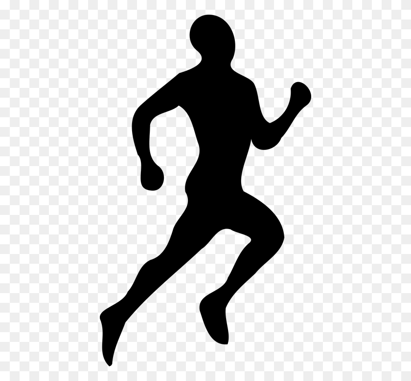 432x720 Man Jogging Silhouette Evolution Of Rehab, Gray, World Of Warcraft HD PNG Download