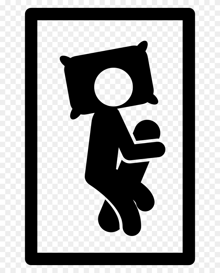 650x980 Man Lying On A Single Bed From Top View Comments Icon, Person, Human, Stencil HD PNG Download