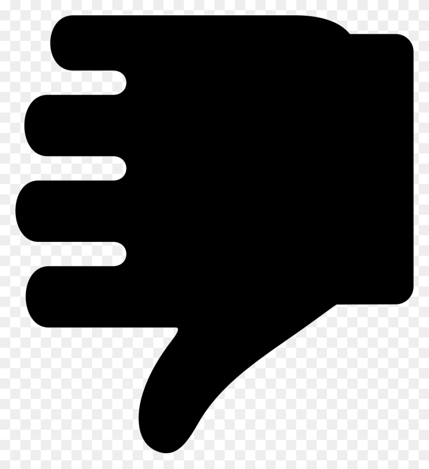 892x981 Man Male Hand Silhouette With Thumb Down Comments, Hammer, Tool HD PNG Download