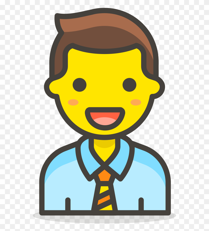 577x868 Man Office Worker Singer Icon, Label, Text, Tie HD PNG Download
