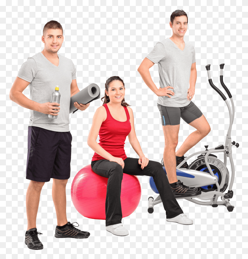 2465x2585 Man On Cross Trainer HD PNG Download